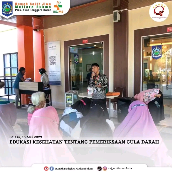 EDUKASI KESEHATAN TENTANG PEMERIKSAAN GULA DARAH